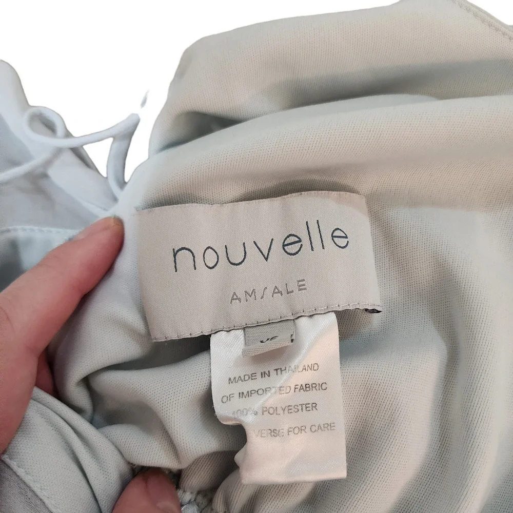 Amsale Nouvelle blue gown size xs